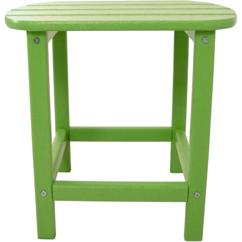 Cape Soleil, Verde 19" x 15" Side Table in Lime